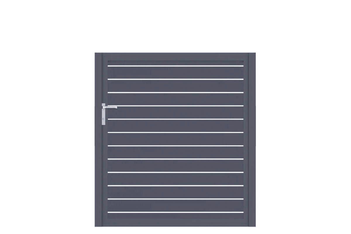 Aluminium Gartentor-Flügel Vidal Line 100 - Höhe 140cm, Breite 133cm – Bild 1