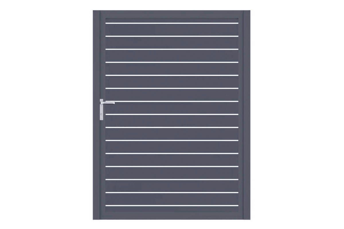 Aluminium Gartentor-Flügel Vidal Line 100 - Höhe 180cm, Breite 133cm – Bild 1