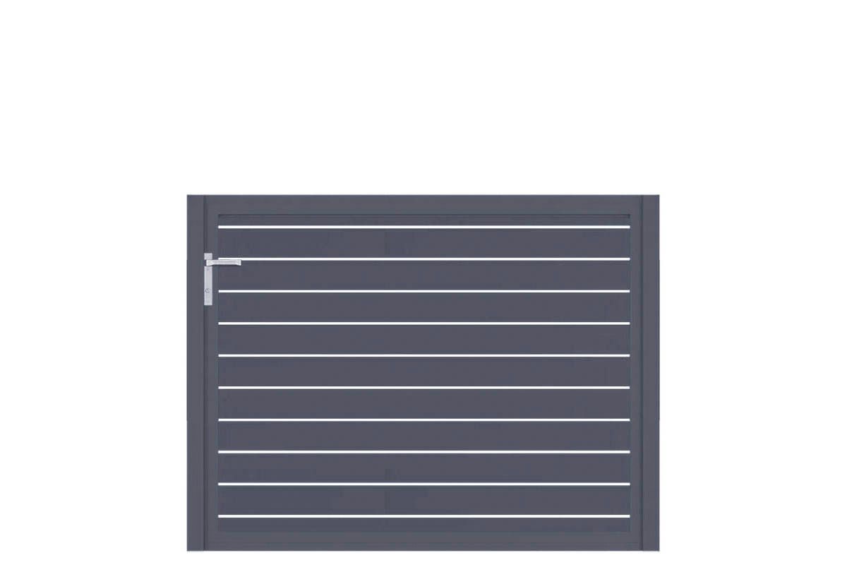Aluminium Gartentor-Flügel Vidal Line 100 - Höhe 125cm, Breite 162cm – Bild 1