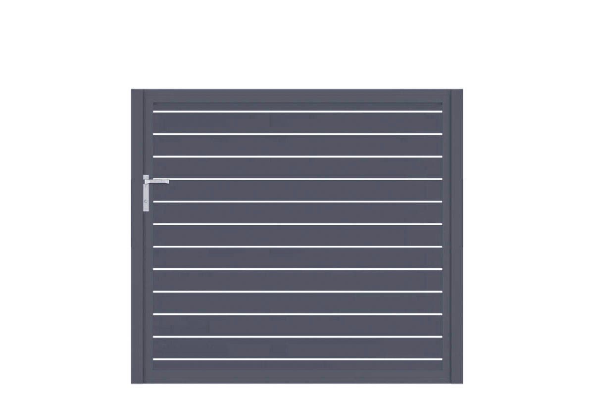 Aluminium Gartentor-Flügel Vidal Line 100 - Höhe 140cm, Breite 162cm – Bild 1