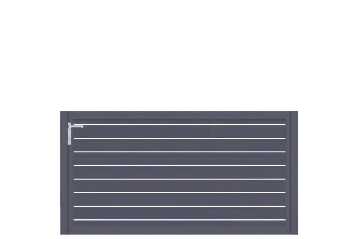 Aluminium Gartentor-Flügel Vidal Line 100 - Höhe 100cm, Breite 191cm – Bild 1