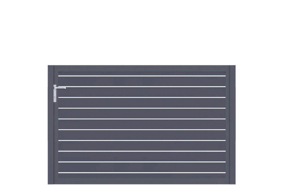 Aluminium Gartentor-Flügel Vidal Line 100 - Höhe 125cm, Breite 191cm – Bild 1