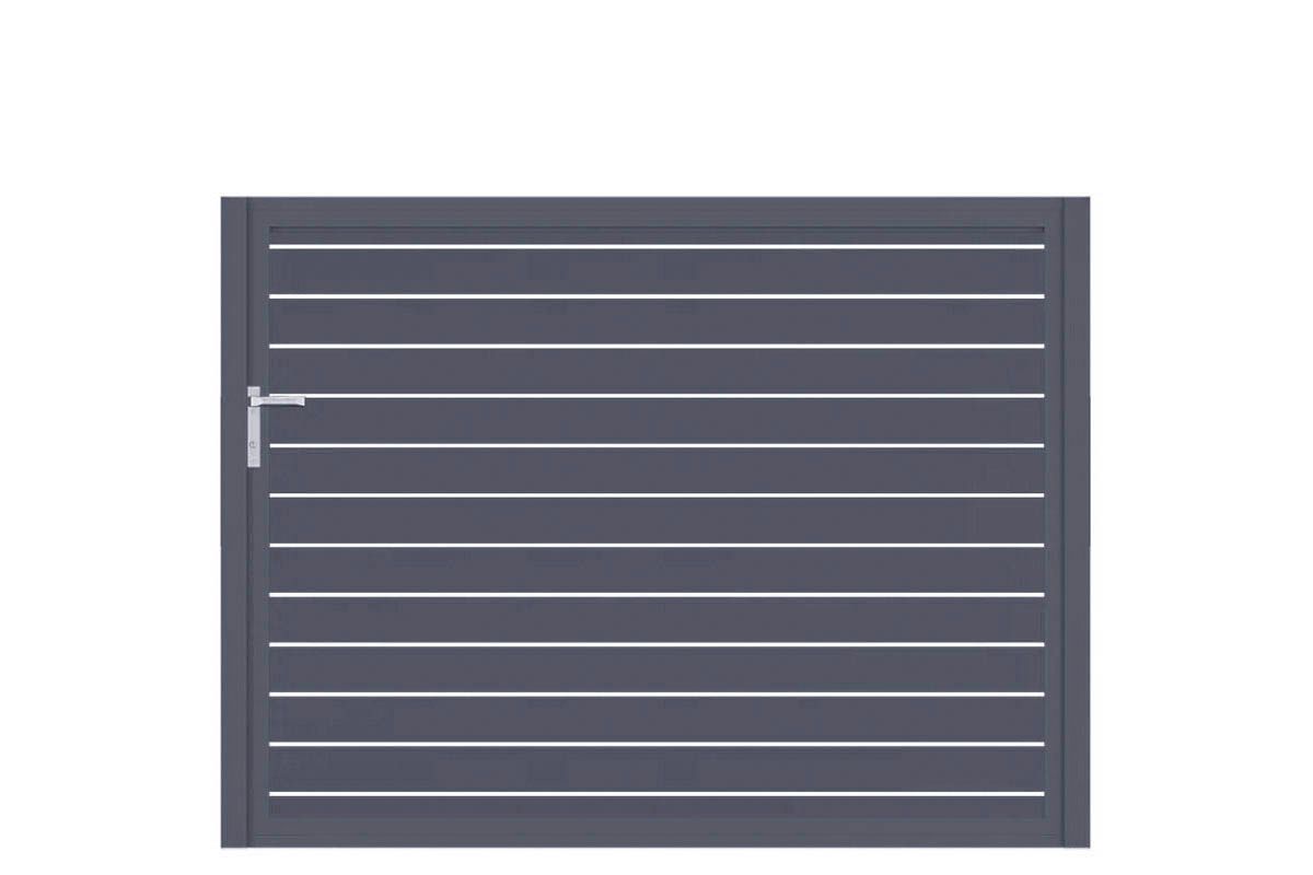 Aluminium Gartentor-Flügel Vidal Line 100 - Höhe 140cm, Breite 191cm – Bild 1