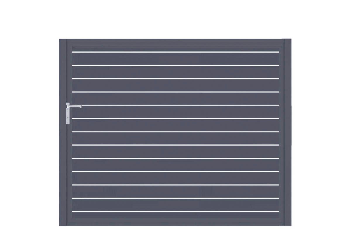 Aluminium Gartentor-Flügel Vidal Line 100 - Höhe 160cm, Breite 191cm – Bild 1