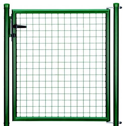 Wellengitter Gartentor - Höhe 150cm, Breite 125cm, Farbe grün RAL 6005