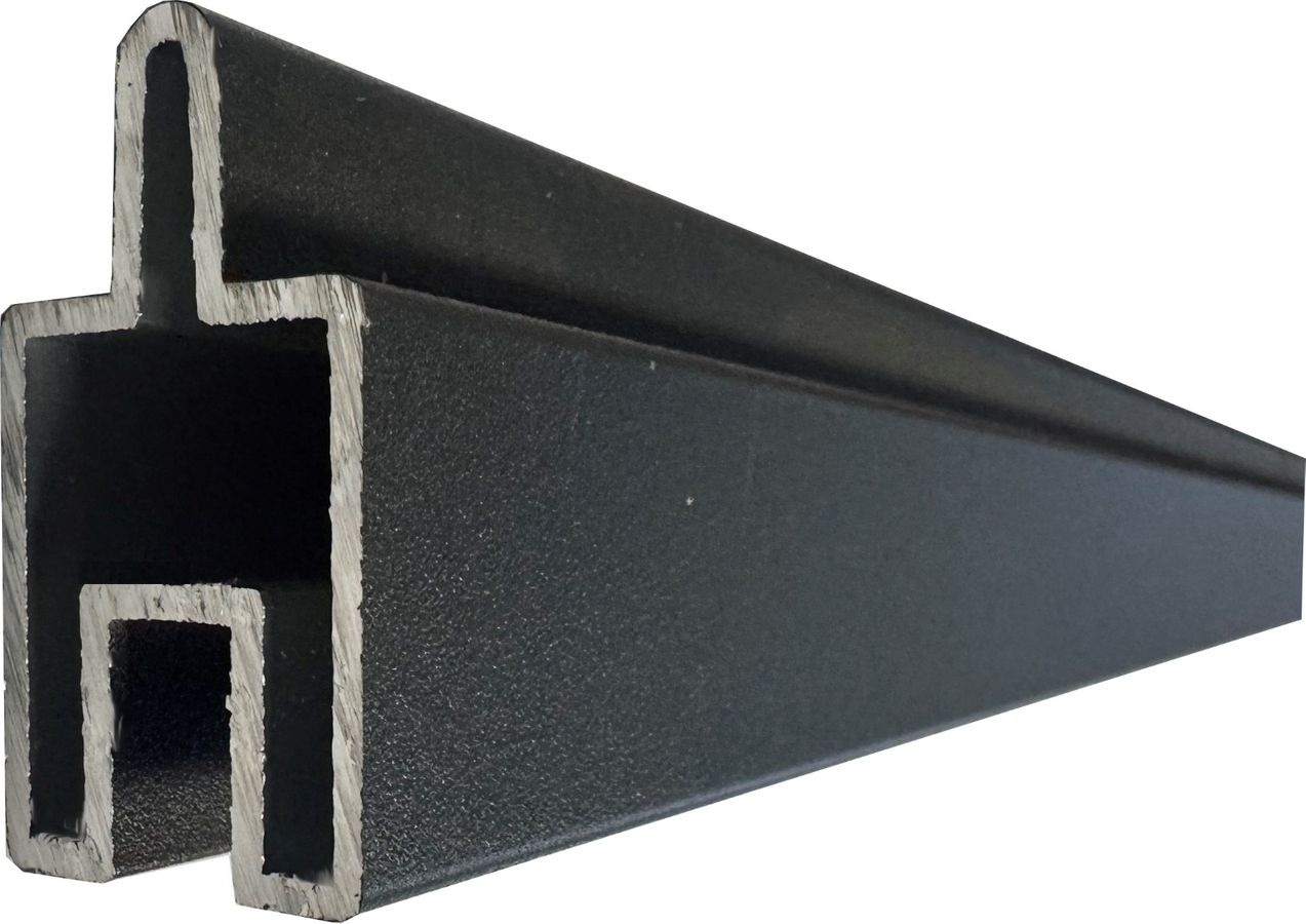 WOODY Aluminium-Schiene als Anfangsschiene Unten