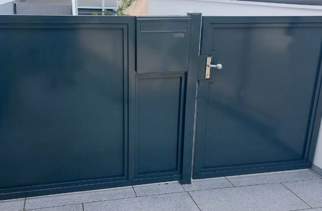 Zaun-Seitenelement für Menton Opak Gartentore (alle Ausführungen)