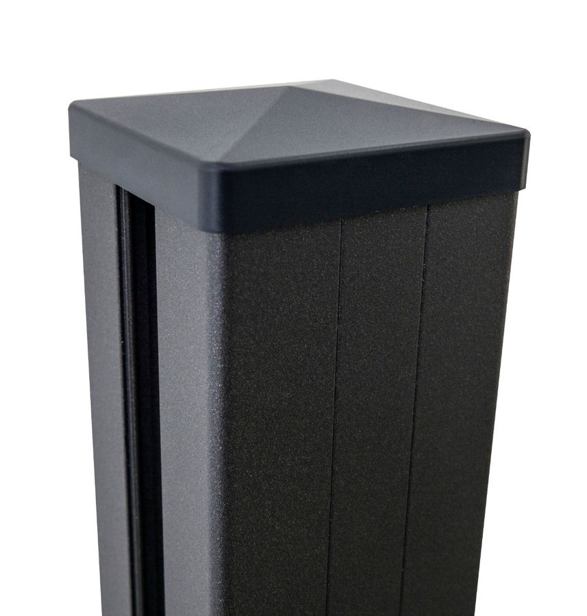 Aluminium-Pfosten für Sichtschutz Basic Line, Höhe 100cm
