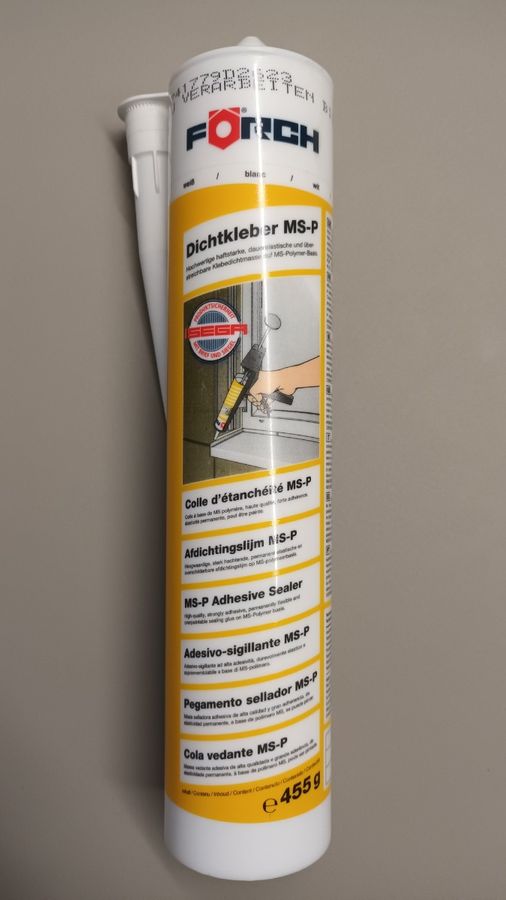 Spezialkleber für Alu-Pfostenkappen 9x9cm