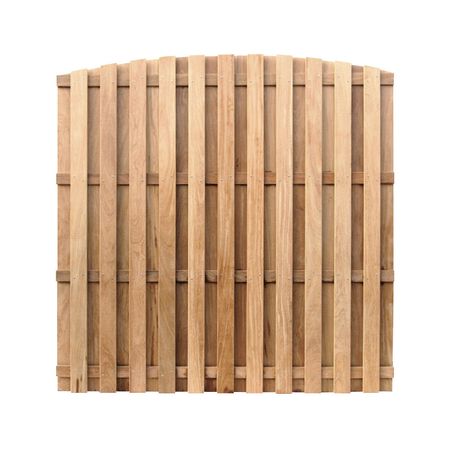 Zaunelement Cumaru Baiya 180x180cm mit Rundbogen