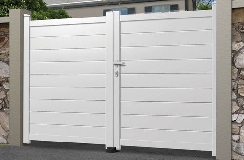 Aluminium Doppeltor Porto - Höhe 200cm, Breite 250cm
