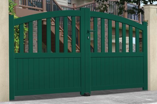 Aluminium Doppeltor Rondo - Höhe 200/220cm, Breite 250cm
