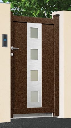 Aluminium Gartentor Torre - Höhe 160cm, Breite 100cm