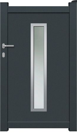 Aluminium Gartentor Ventano - Höhe 160cm, Breite 100cm