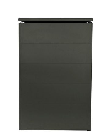 Aluminium-Mülltonnenbox Future 120 Liter ohne Rückwand