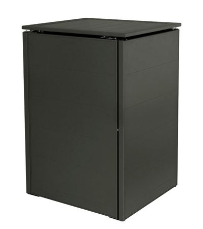 Aluminium-Mülltonnenbox Future 240 Liter ohne Rückwand