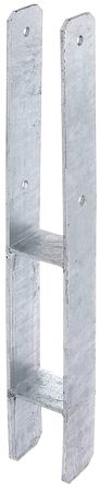 H-Anker zum Einbetonieren von Holzpfosten 70x70mm