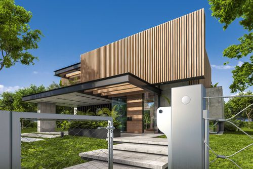 Edelstahl-Gartentor Perimesh®, Breite 100cm, Höhen 100 und 125cm