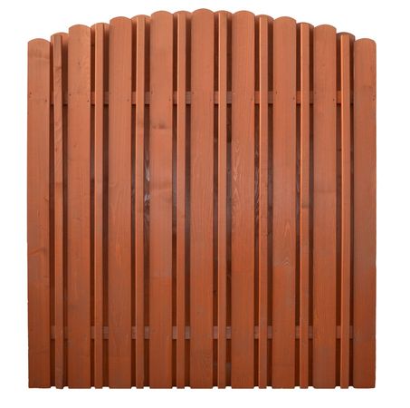 Holz-Sichtschutzelement Köln mit Rundbogen, Höhe 179/194, Breite 179cm