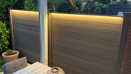 LyghtUp® LED-Leuchtschiene 2er-Set (für BPC/WPC/Holz/Aluzaun)
