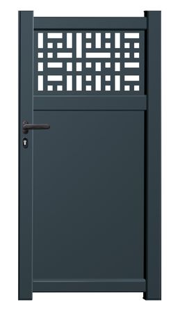 Aluminium Gartentor Matrix - Höhe 160cm, Breite 100cm