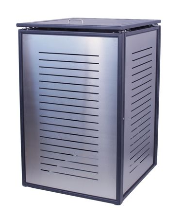 Aluminium-Mülltonnenbox Multi Lines 120 Liter ohne Rückwand