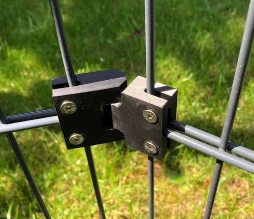 Scharnier für Doppelstabmatten (Matte an Matte: Typ B)
