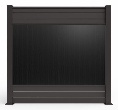Solarzaun Falagotti Powerline Aluna, Höhe 180cm (individuelle Längen)