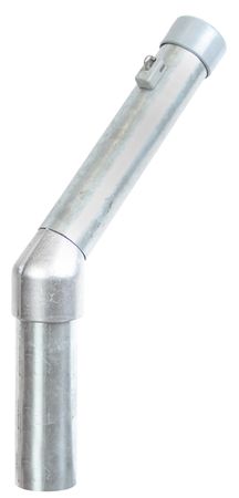 Stacheldrahtaufsetzer 45° für Rundpfosten