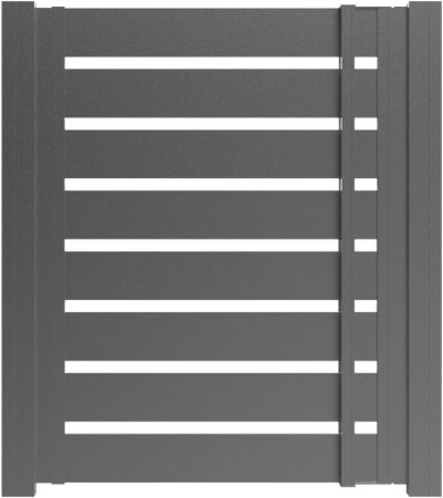 Gartentor-Flügel Optik Taulér, Höhen 100-195cm, Breiten 100-120cm, Farbe wie Zaunelemente