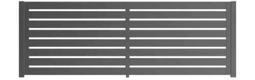Doppeltor-Flügel Optik Taulér, Höhen 100-195cm, Breiten 300-400cm, 6 Farben