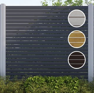 TRIAX Alu Rhombus-Lamellen Element - Höhe 180cm, Breite 180cm (5 Farben/Motive)