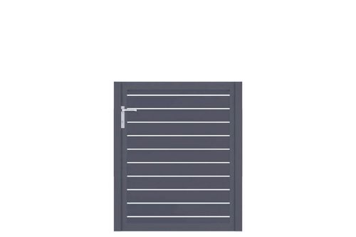 Aluminium Gartentor-Flügel Vidal Line 100 - Höhe 125cm, Breite 104cm