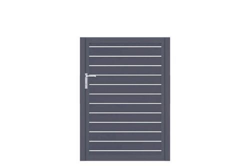 Aluminium Gartentor-Flügel Vidal Line 100 - Höhe 140cm, Breite 104cm