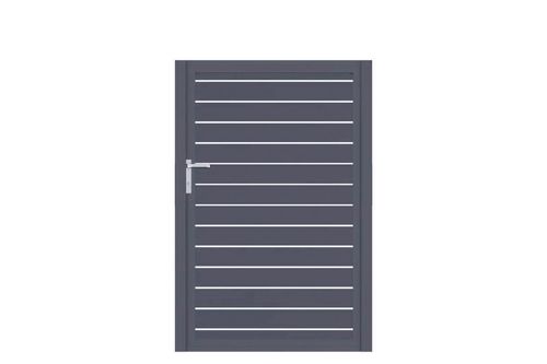 Aluminium Gartentor-Flügel Vidal Line 100 - Höhe 160cm, Breite 104cm