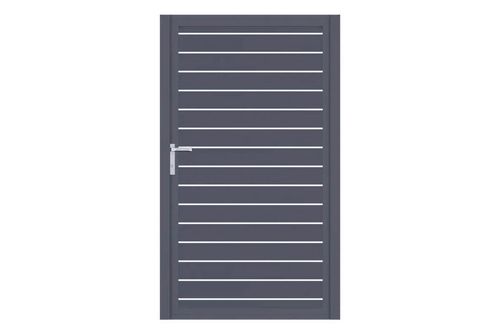 Aluminium Gartentor-Flügel Vidal Line 100 - Höhe 180cm, Breite 104cm