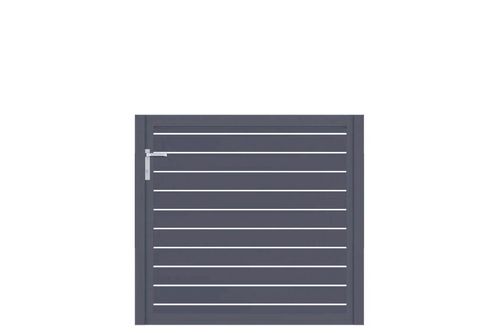 Aluminium Gartentor-Flügel Vidal Line 100 - Höhe 125cm, Breite 133cm