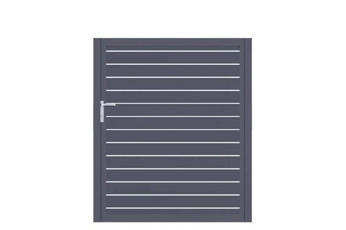 Aluminium Gartentor-Flügel Vidal Line 100 - Höhe 160cm, Breite 133cm