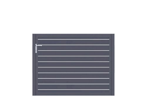 Aluminium Gartentor-Flügel Vidal Line 100 - Höhe 125cm, Breite 162cm