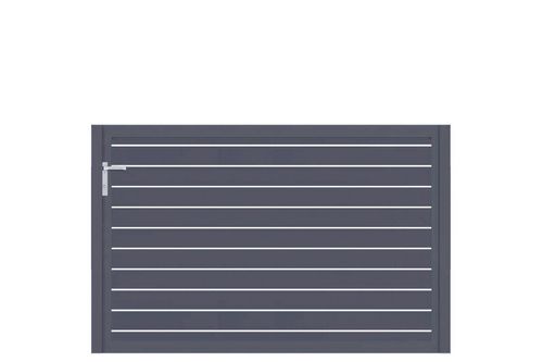 Aluminium Gartentor-Flügel Vidal Line 100 - Höhe 125cm, Breite 191cm