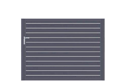 Aluminium Gartentor-Flügel Vidal Line 100 - Höhe 140cm, Breite 191cm
