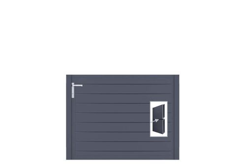 Aluminium Gartentor-Flügel Vidal Pure - Höhe 100cm, Breite 133cm