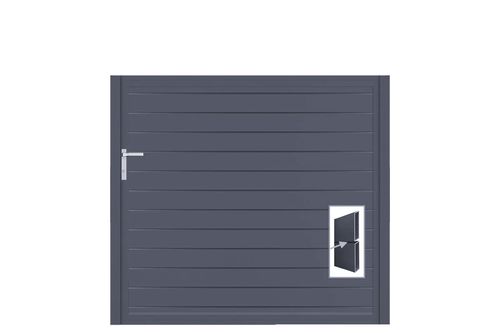 Aluminium Gartentor-Flügel Vidal Pure - Höhe 140cm, Breite 162cm