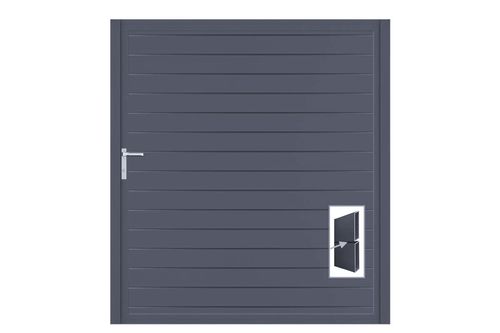 Aluminium Gartentor-Flügel Vidal Pure - Höhe 180cm, Breite 162cm