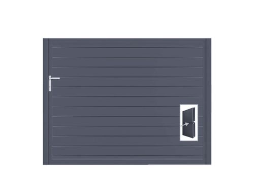 Aluminium Gartentor-Flügel Vidal Pure - Höhe 140cm, Breite 191cm