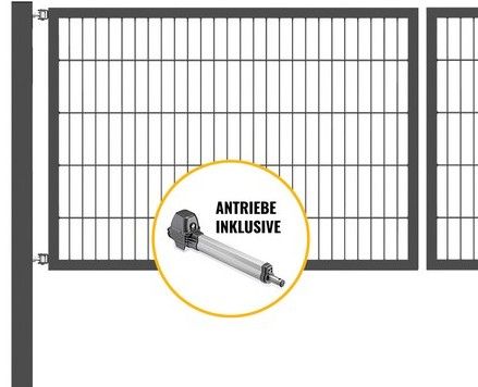 Doppeltor mit E-Antrieb