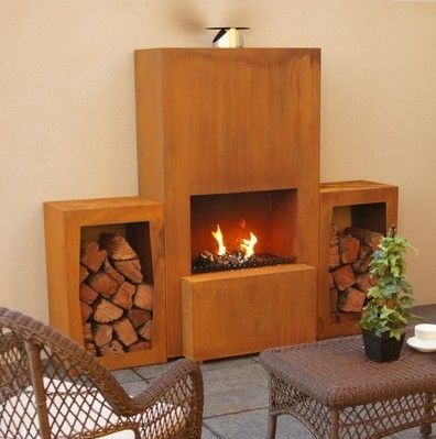 Design-Gartenkamine