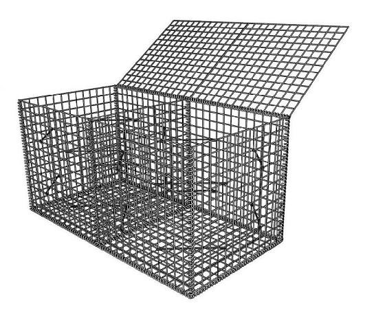 Gabionenkorb Steinkorb Economix 200x100x100cm 3mm L x B x H ZincAlu online Kaufen bei ZAUN24