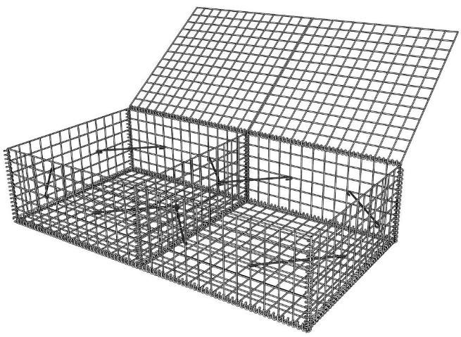 Gabionenkörbe Steinkörbe 200x100x50cm L x B x H Palette mit 30 Stück ZincAlu online Kaufen bei ZAUN24