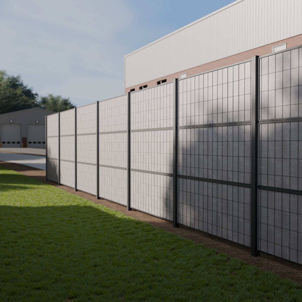 Schallschutzzaun Noisecare Eco 15dB